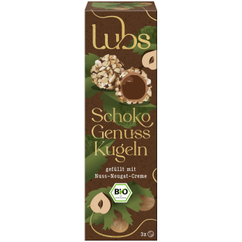 Schoko Genuss Kugeln gefüllt mit Nuss-Nougat-Creme