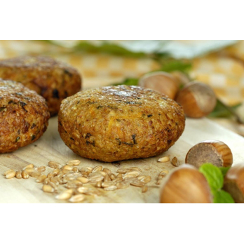 Dinkel-Nuss-Bratling, 4 Stück