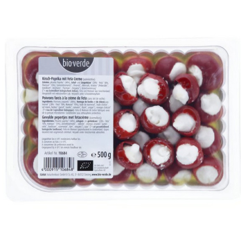 Kirschpaprika mit Creme