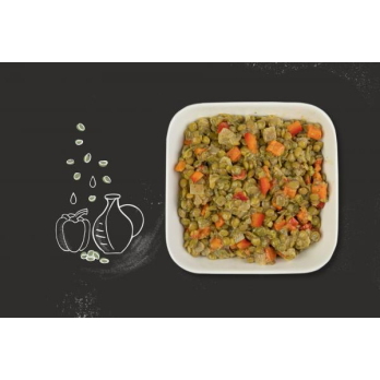 Linsen Salat mit Belugalinsen und Balsamico Dressing