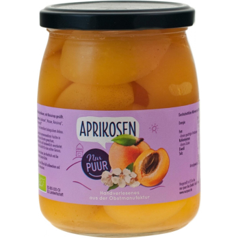 Aprikosen halbe Frucht