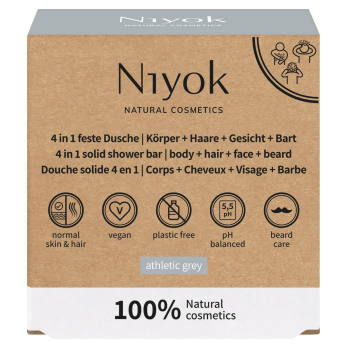 4in1 Feste Dusche Körper Haare Gesicht Bart