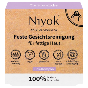 Feste Reinigung fettige Haut Niyok 1 Stk