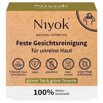 Feste Reinigung unreine Haut Niyok 1 Stk