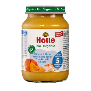 Kürbis mit Huhn - demeter