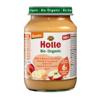 Apfel & Banane mit Dinkel
