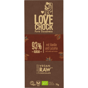 LoveChoc Tafel 93% Pur