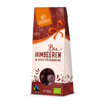 Himbeeren in Zartbitterschokolade